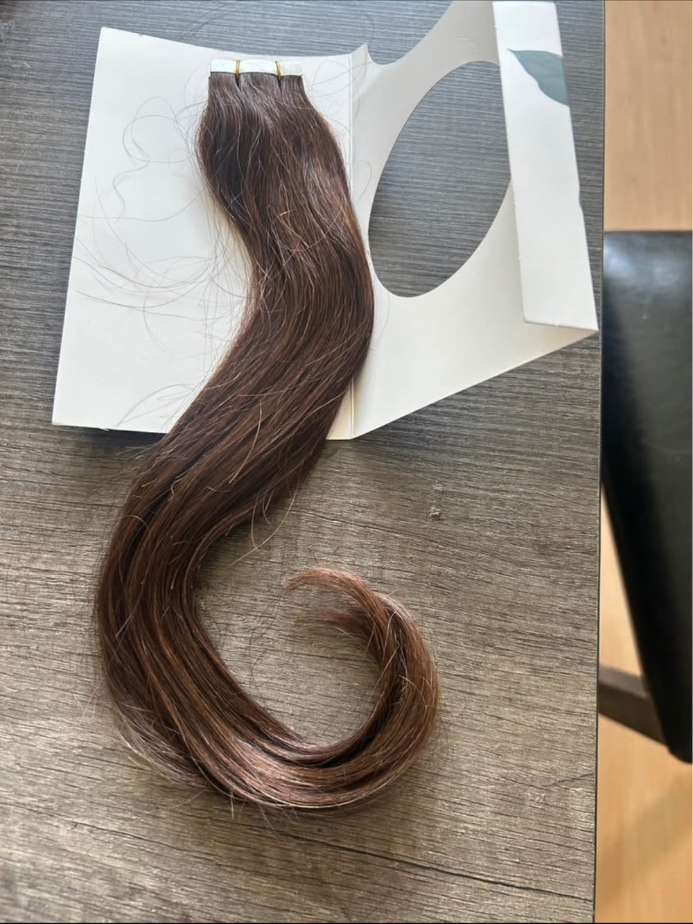 Remy Straight Tape In Hair Extension - Brown
